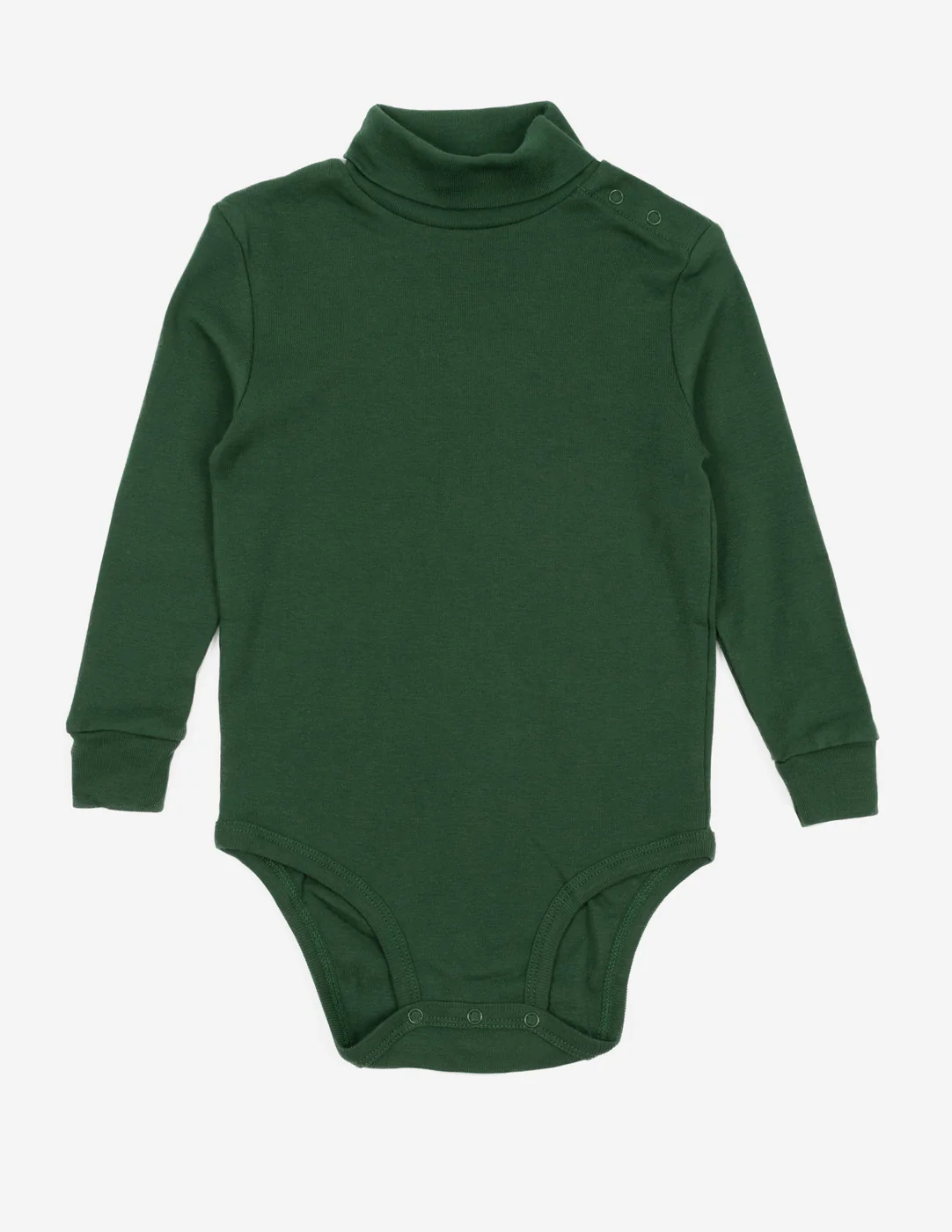 Baby Cotton Boho Turtleneck Bodysuit - Image 2