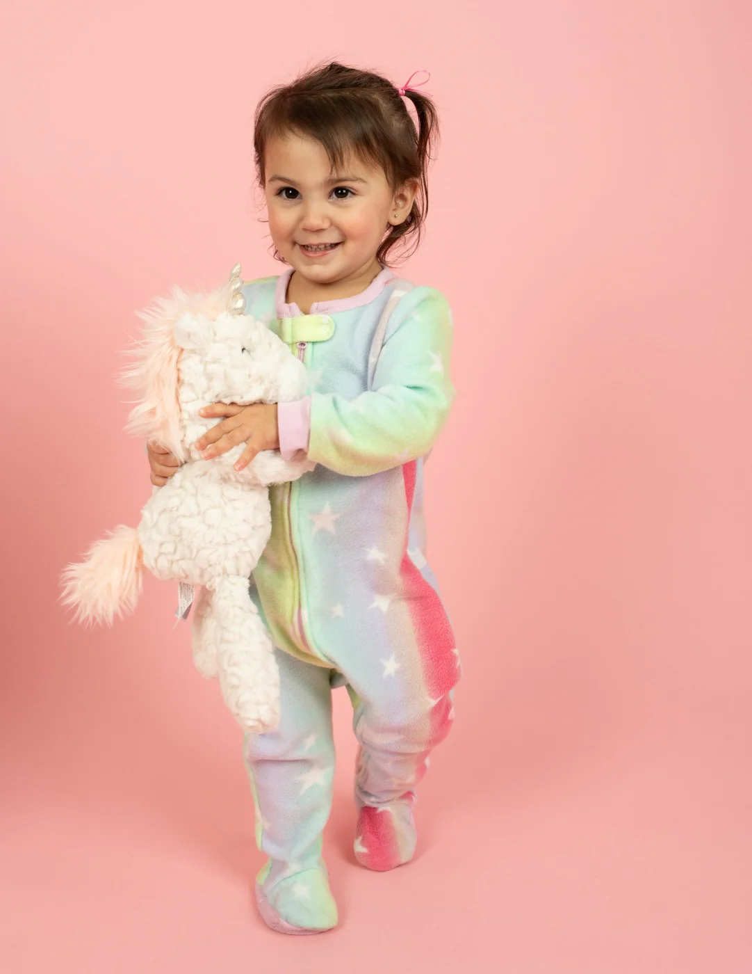 Baby Footed Fleece Tie Dye Pajamas - Image 3
