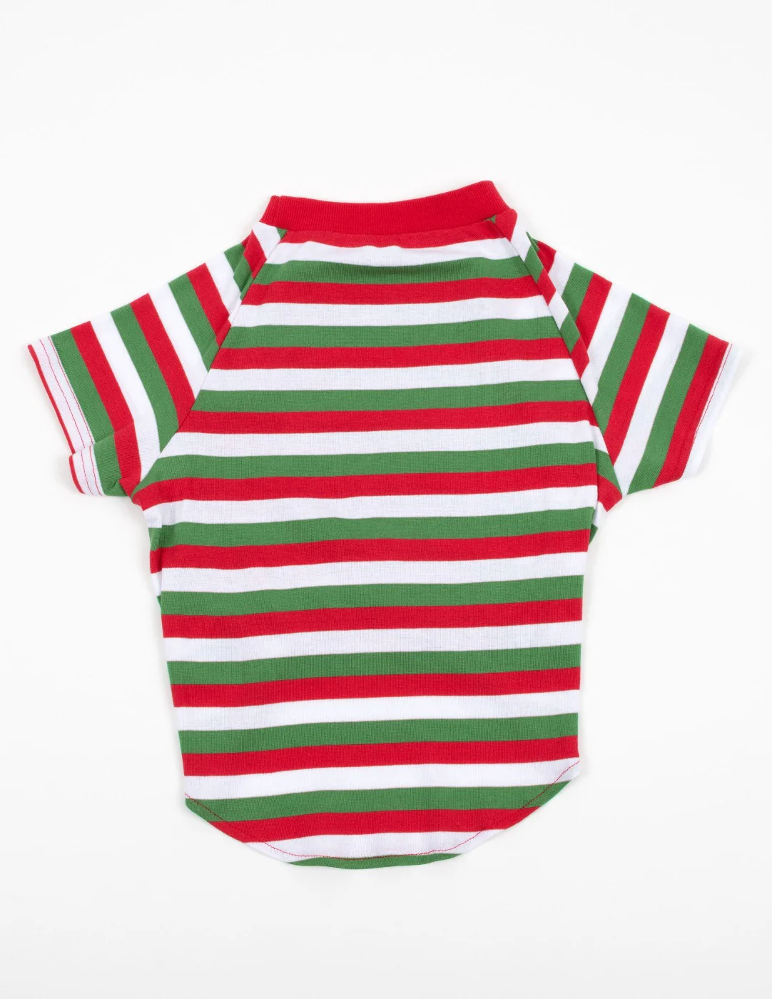 Big Dog Red White & Green Stripes Pajamas - Image 3