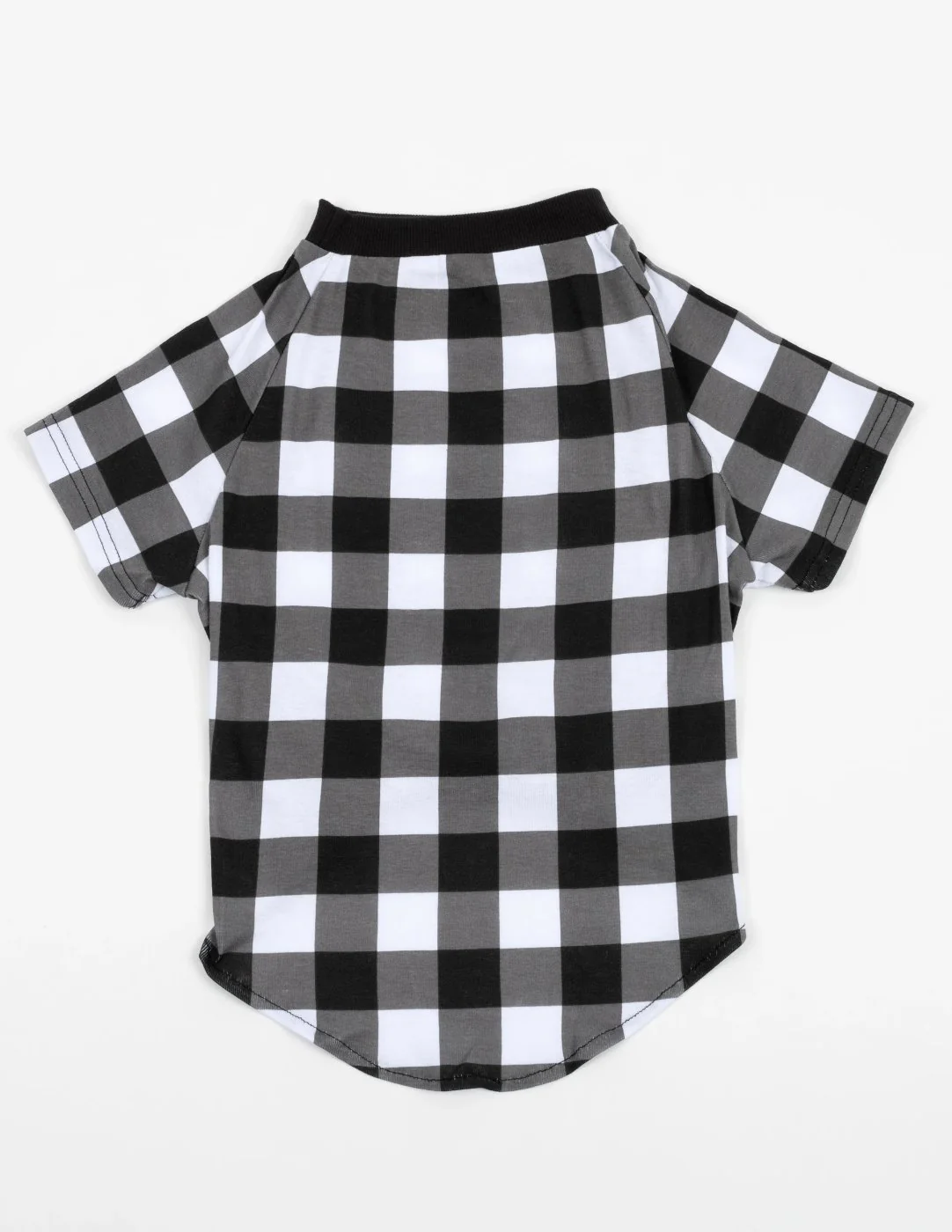 Big Dog Black & White Plaid Pajamas - Image 3