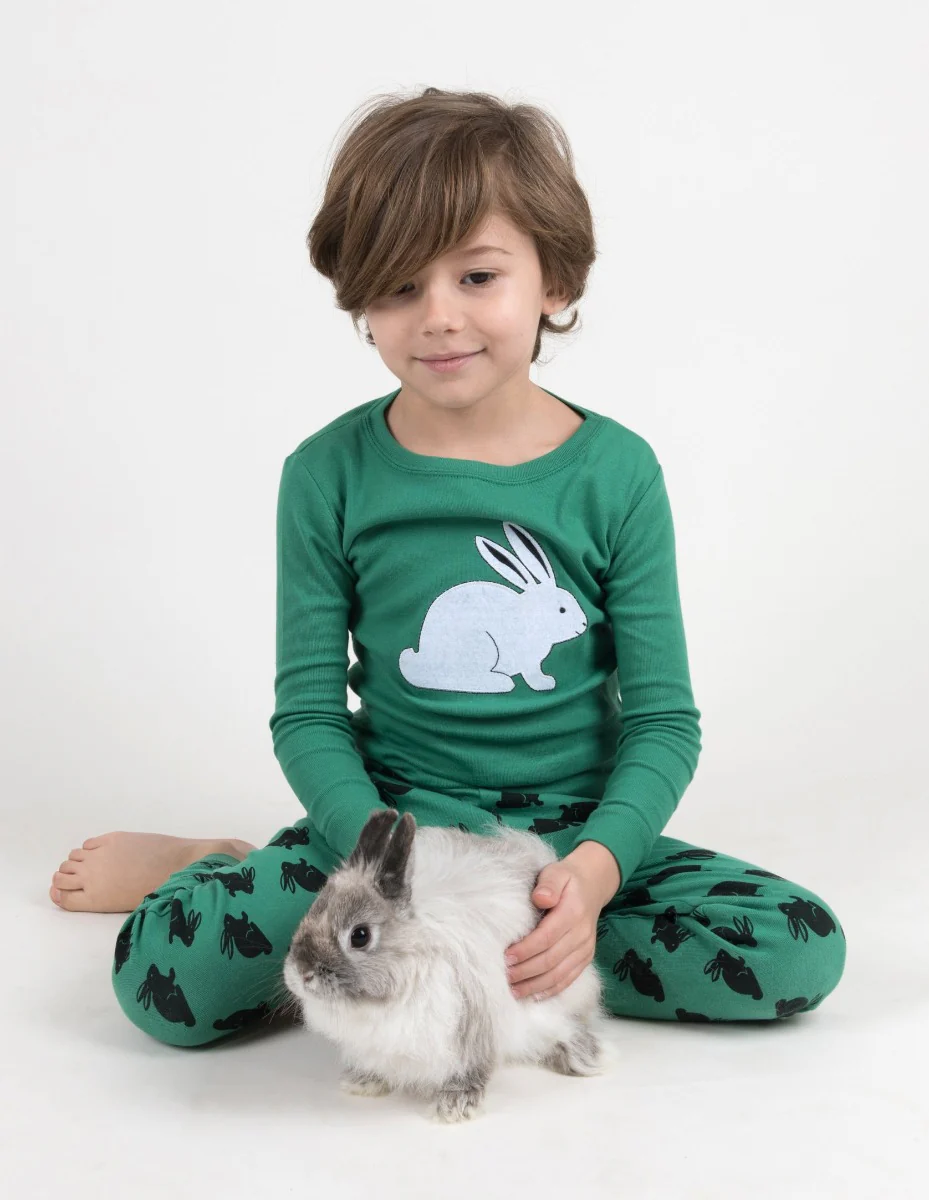 Bunny Rabbit Cotton Pajamas - Image 3