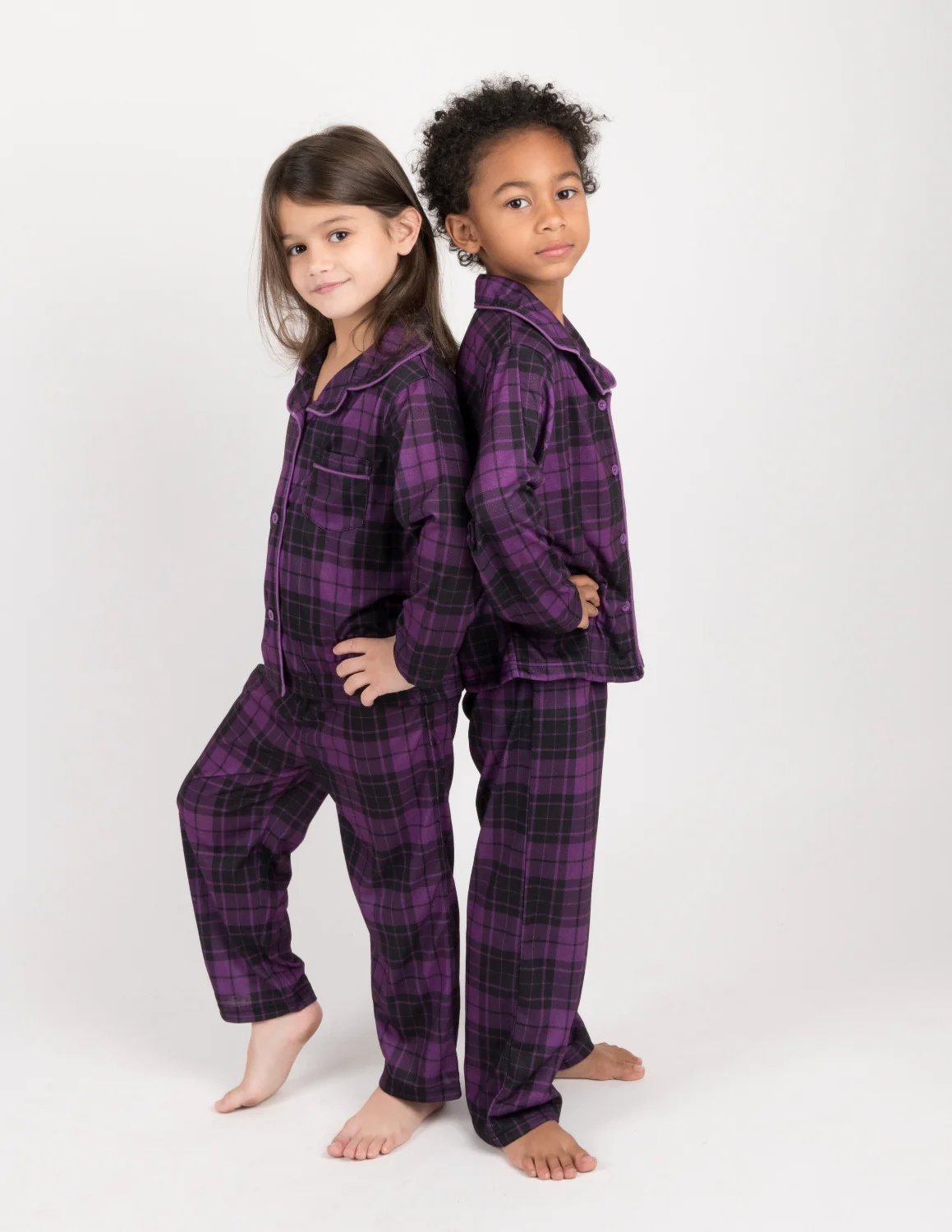 Button Down Plaid & Prints Pajamas - Image 8