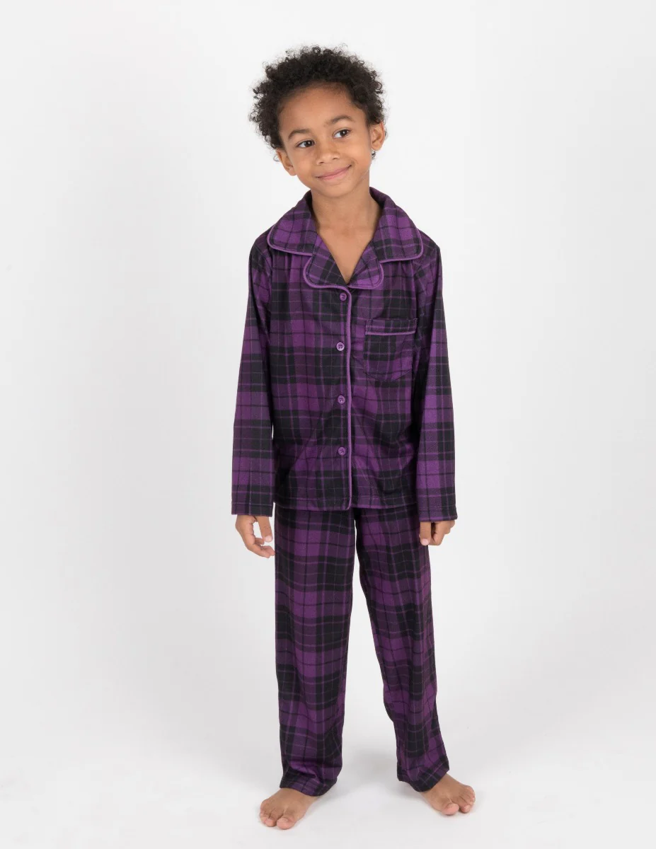Button Down Plaid & Prints Pajamas - Image 9