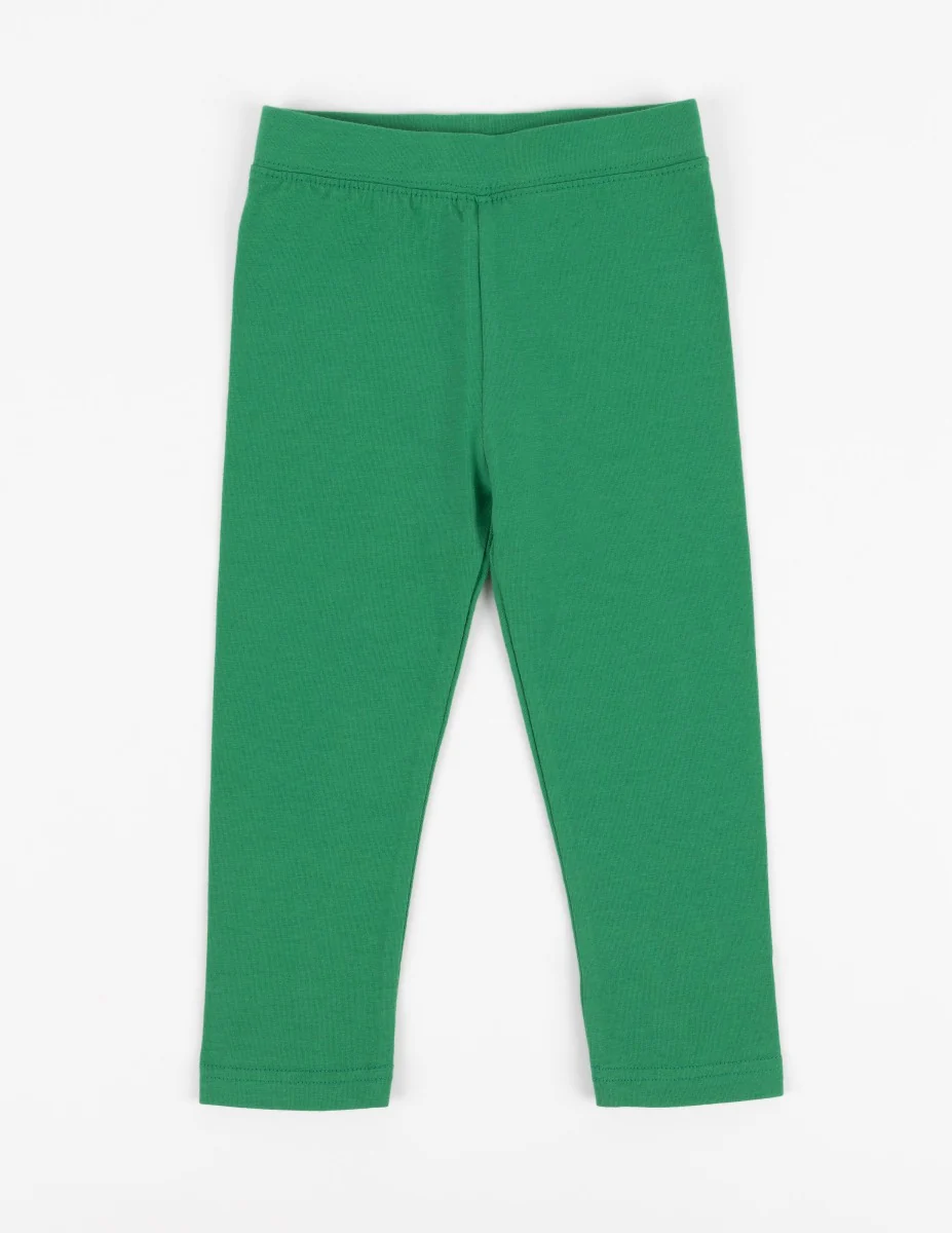 Cotton Solid Classic Color Spandex Leggings - Image 3