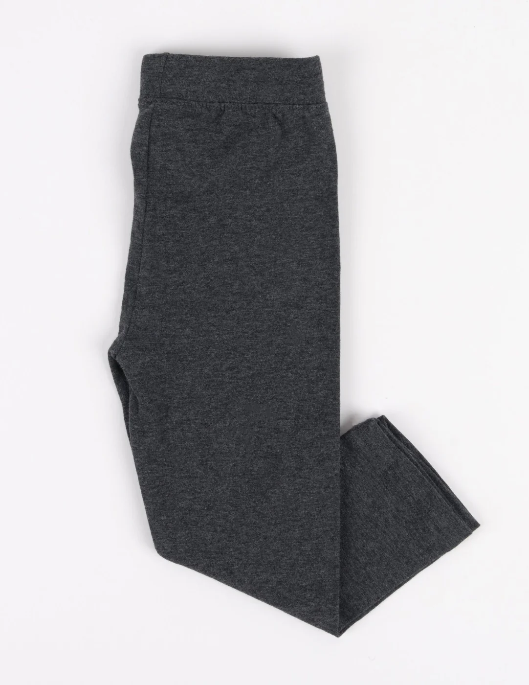 Cotton Neutral Solid Color Spandex Leggings - Image 3