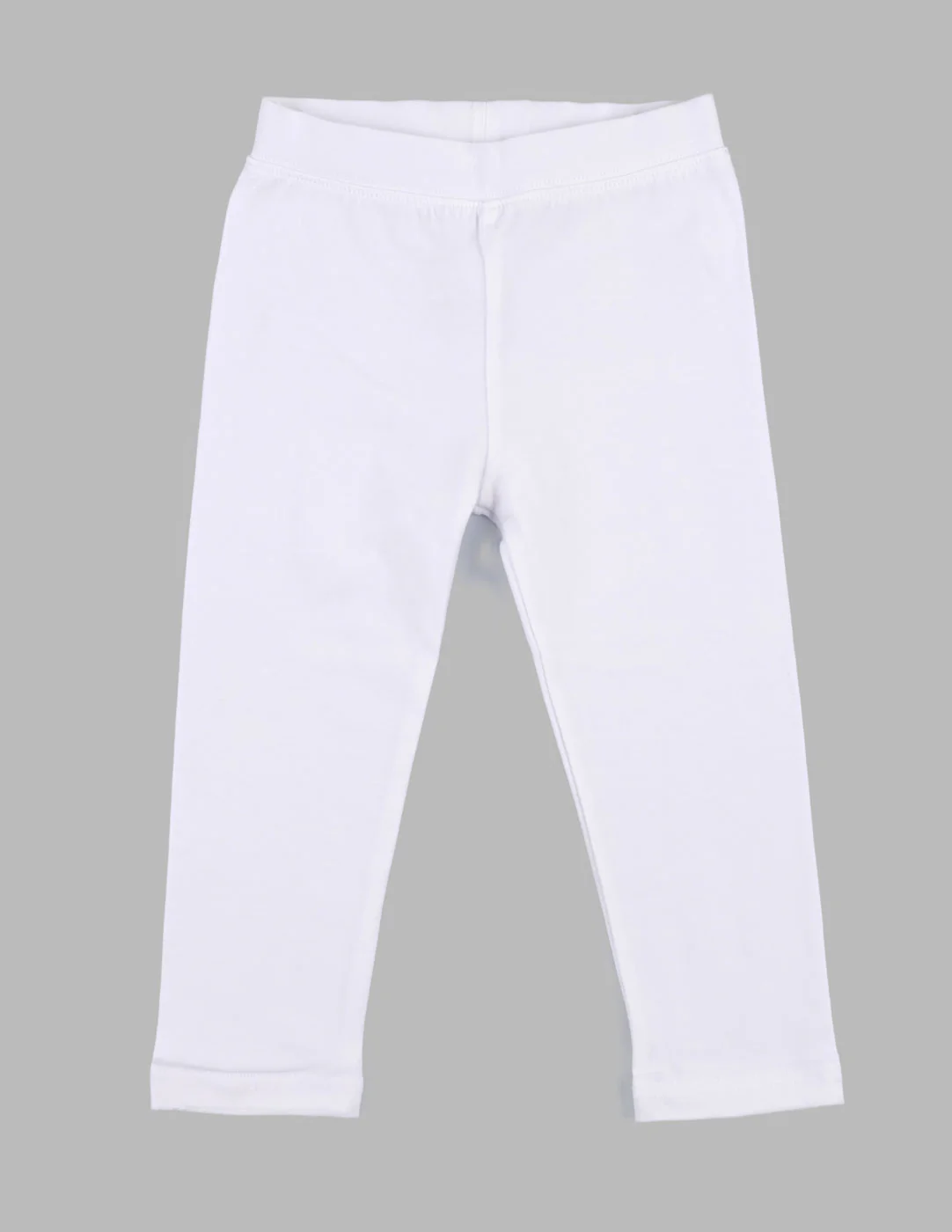 Cotton Neutral Solid Color Spandex Leggings - Image 6