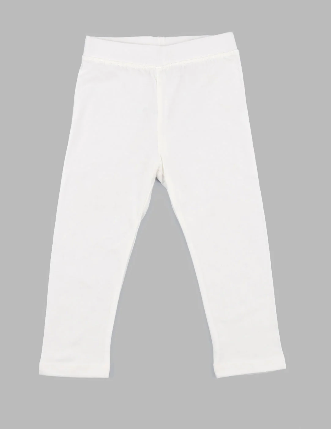 Cotton Neutral Solid Color Spandex Leggings - Image 9