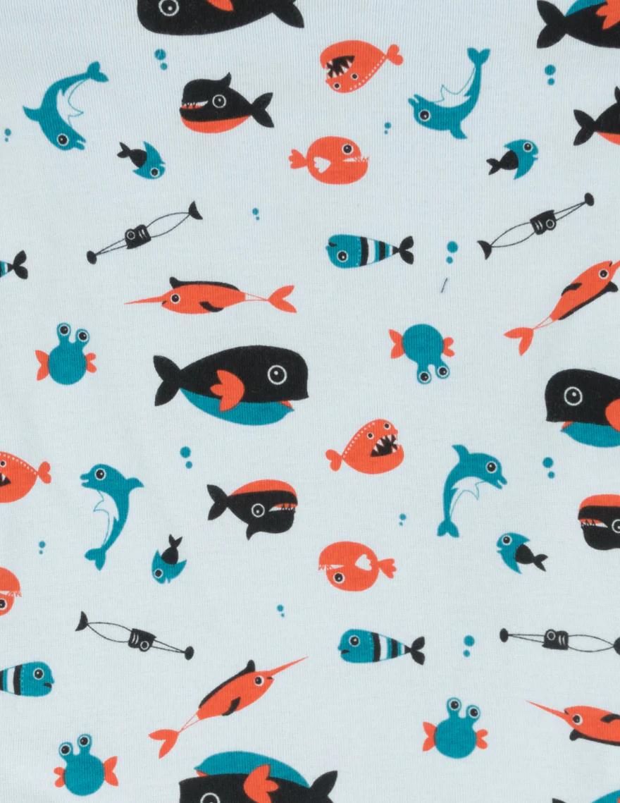 Ocean Animals Cotton Pajamas - Image 9