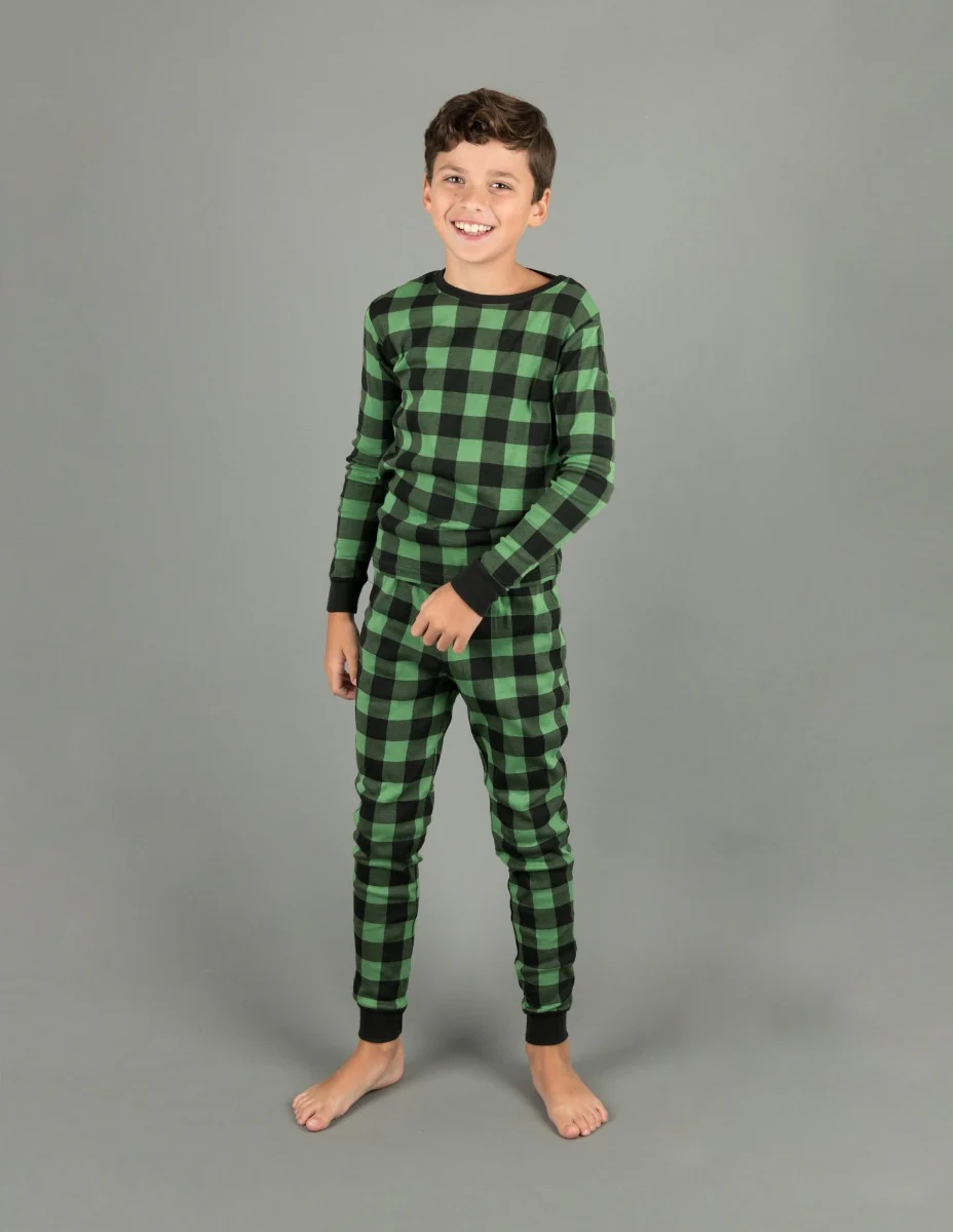 Cotton Plaid Pajamas - Image 12