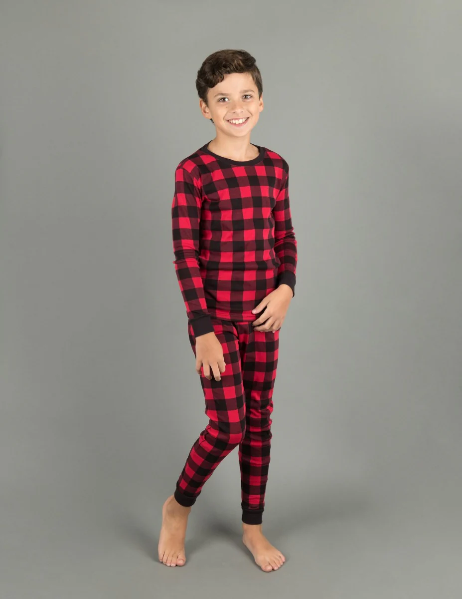 Cotton Plaid Pajamas - Image 15
