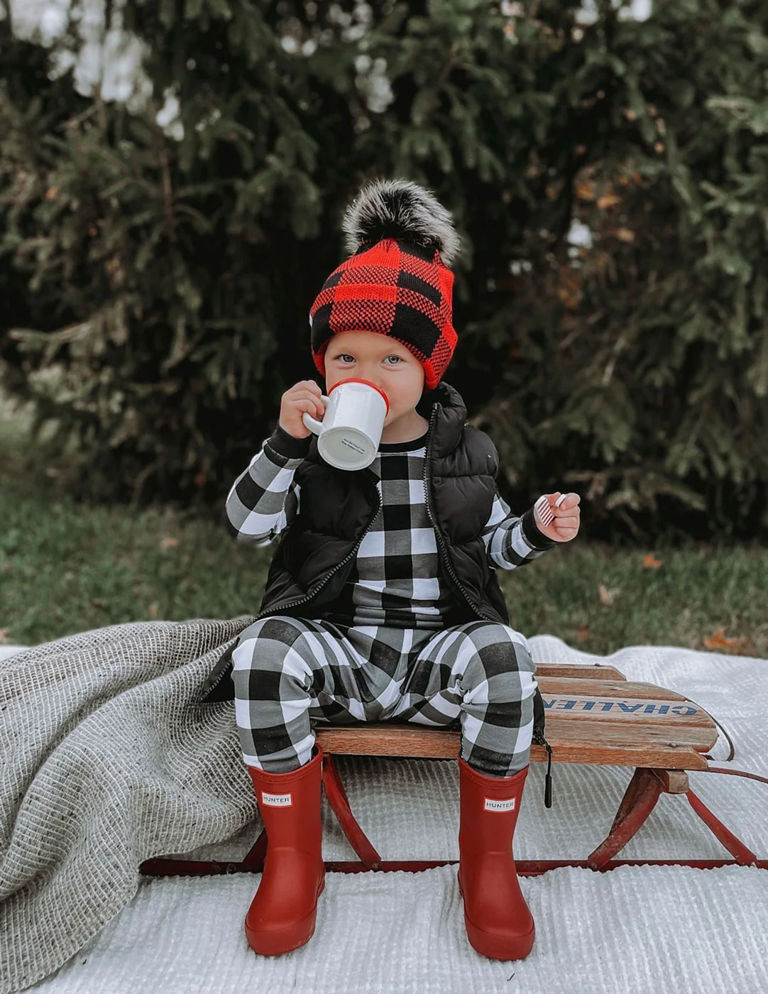 Cotton Plaid Pajamas - Image 4