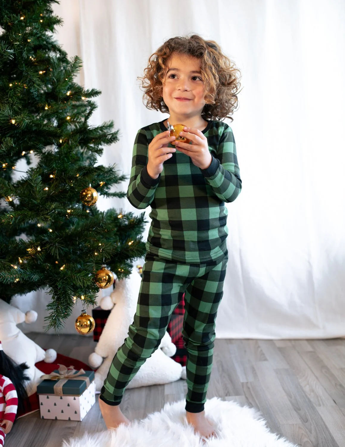 Cotton Plaid Pajamas - Image 7