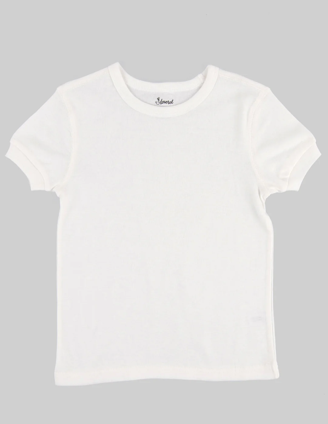Short Sleeve Cotton T-Shirt Neutrals - Image 11