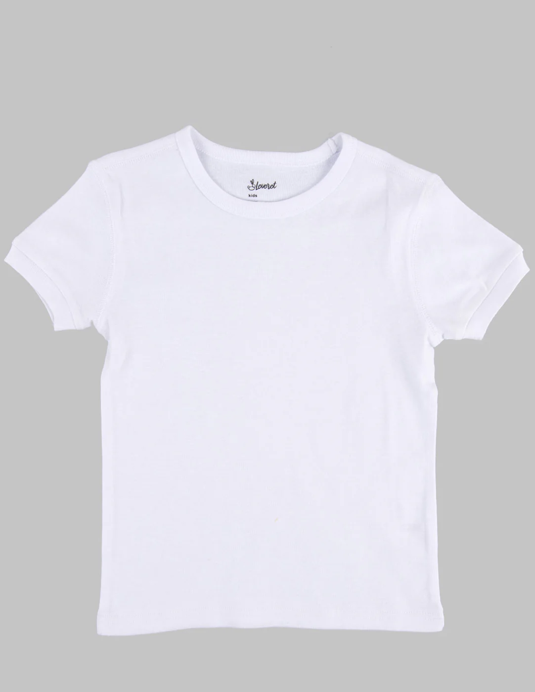 Short Sleeve Cotton T-Shirt Neutrals - Image 9