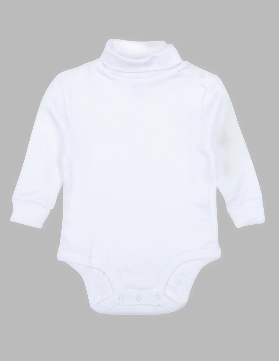 Baby Cotton Turtleneck Bodysuit - Image 5