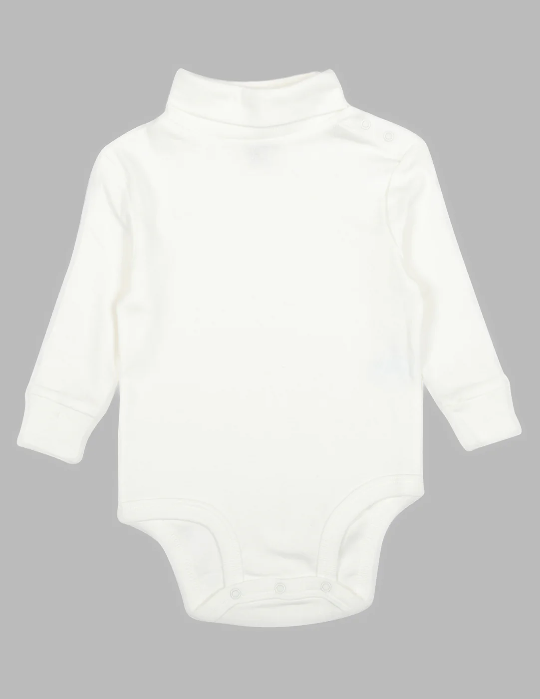 Baby Cotton Turtleneck Bodysuit - Image 7