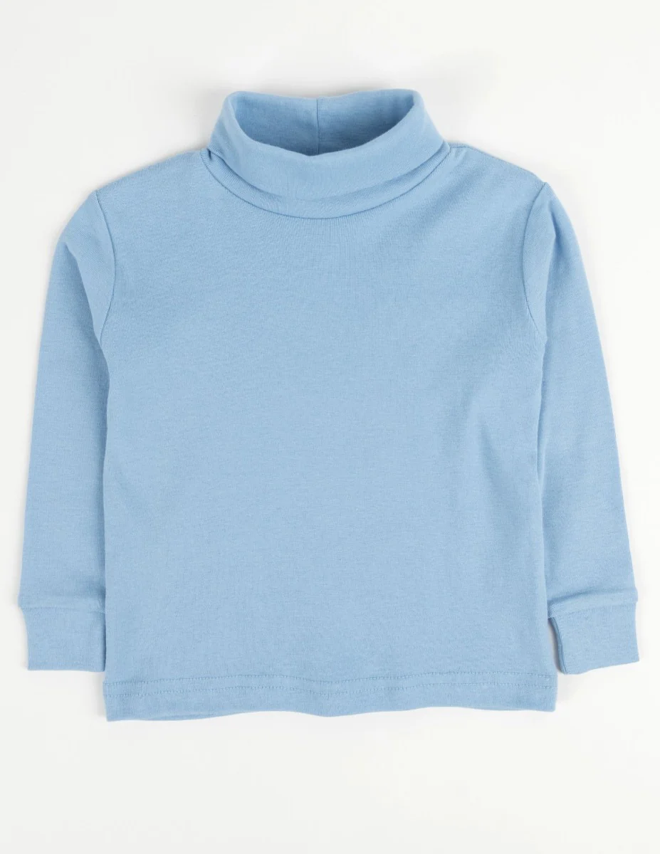 Cotton Classic Turtleneck Shirts - Image 2