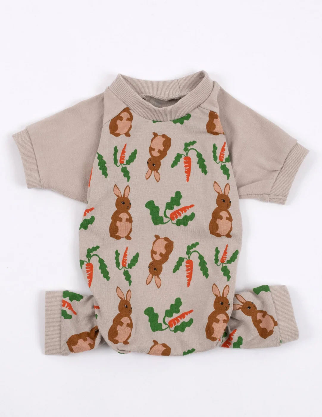 Dog Beige Bunny Pajamas - Image 4