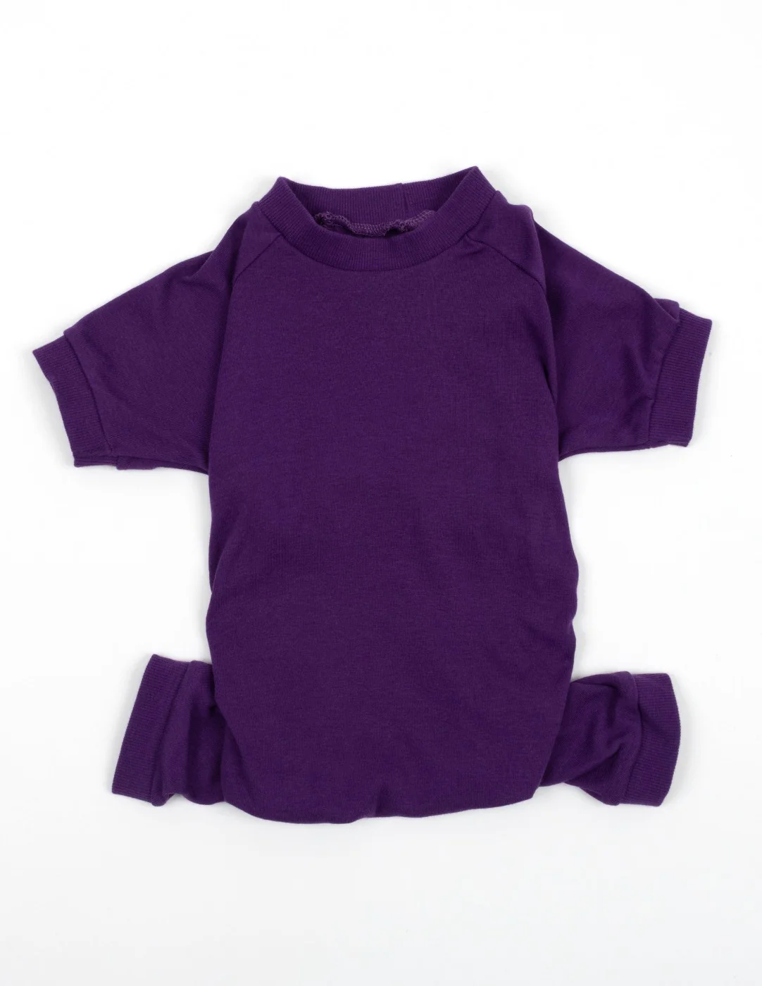 Dogs Solid Color Dark Purple Pajamas - Image 2