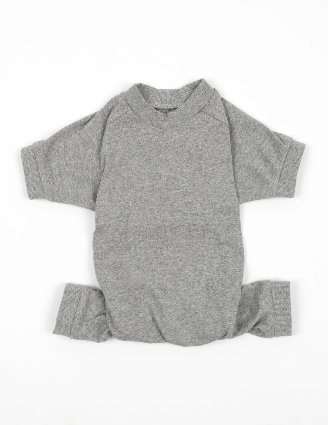 Dogs Solid Color Light Grey Pajamas - Image 2