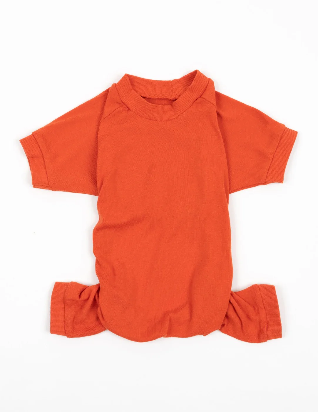 Dogs Solid Color Orange Pajamas - Image 3