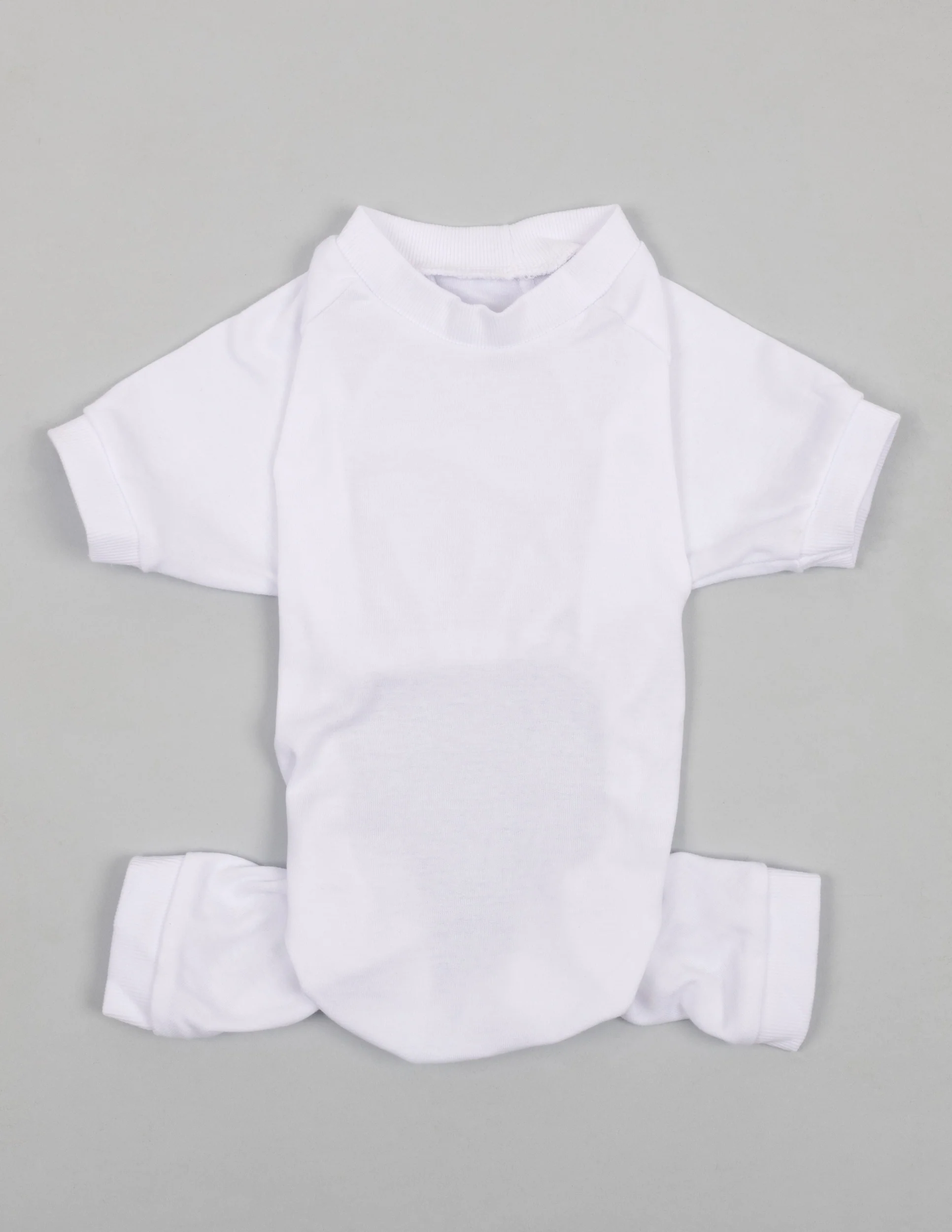 Dogs Solid Color White Pajamas - Image 2