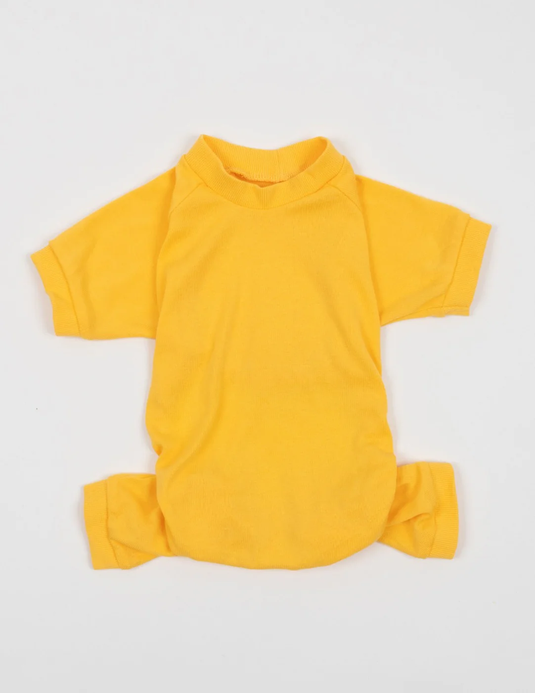 Dogs Solid Color Yellow Pajamas - Image 3