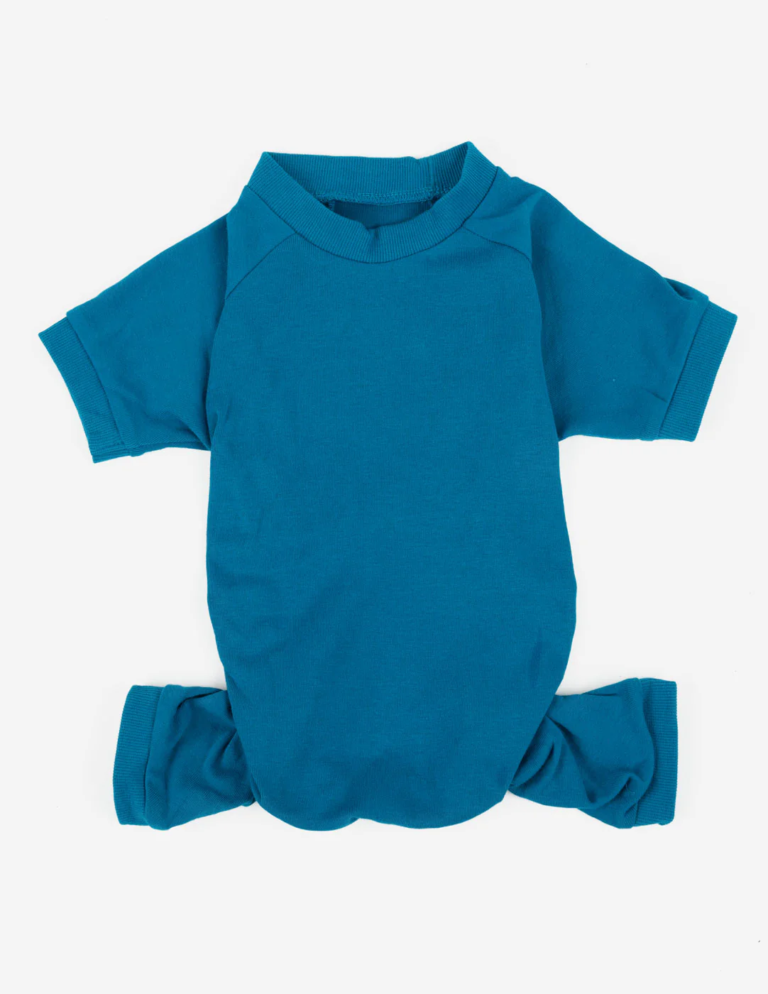 Dogs Solid Color Teal Pajamas - Image 2