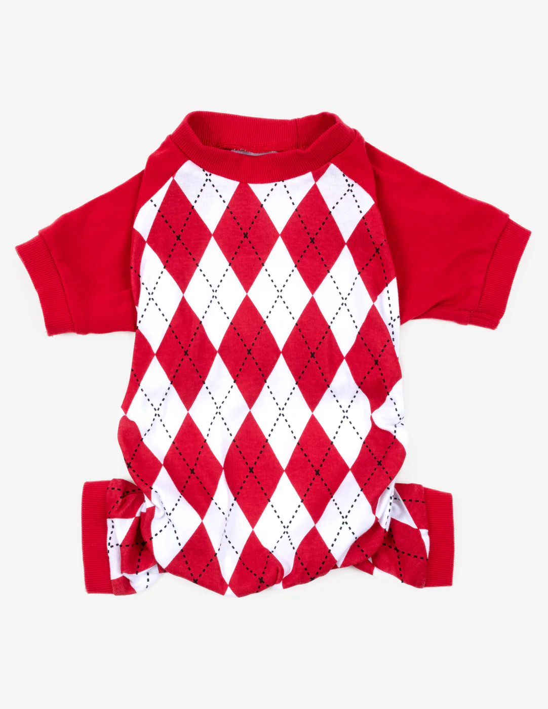 Dog's Argyle Print Pajamas - Image 8