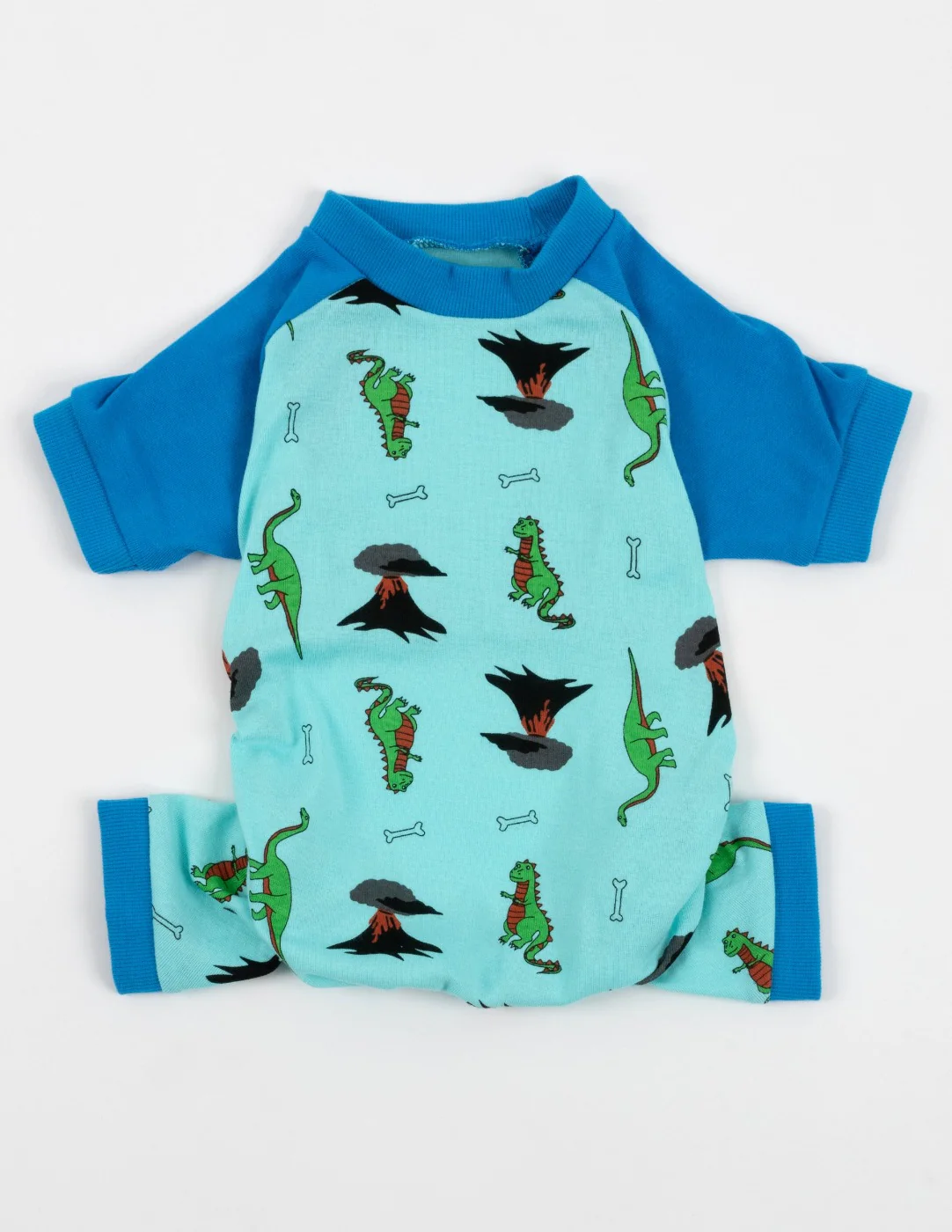 Dog Blue Dinosaur Pajamas - Image 2