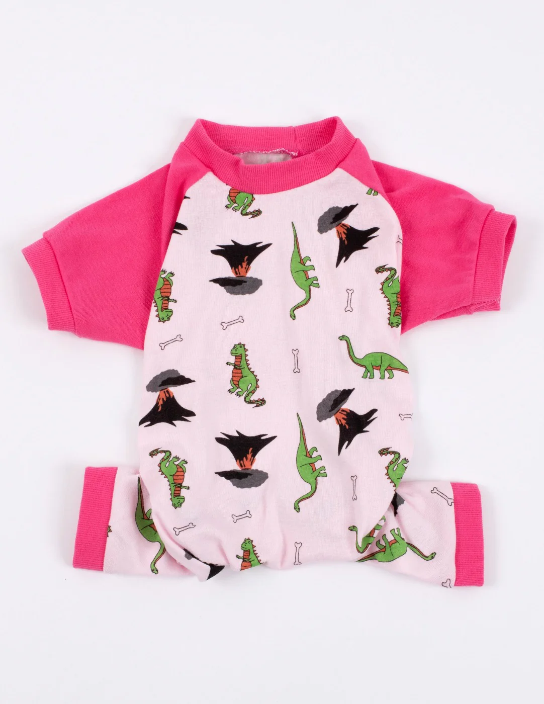 Dog Pink Dinosaur Pajamas - Image 2