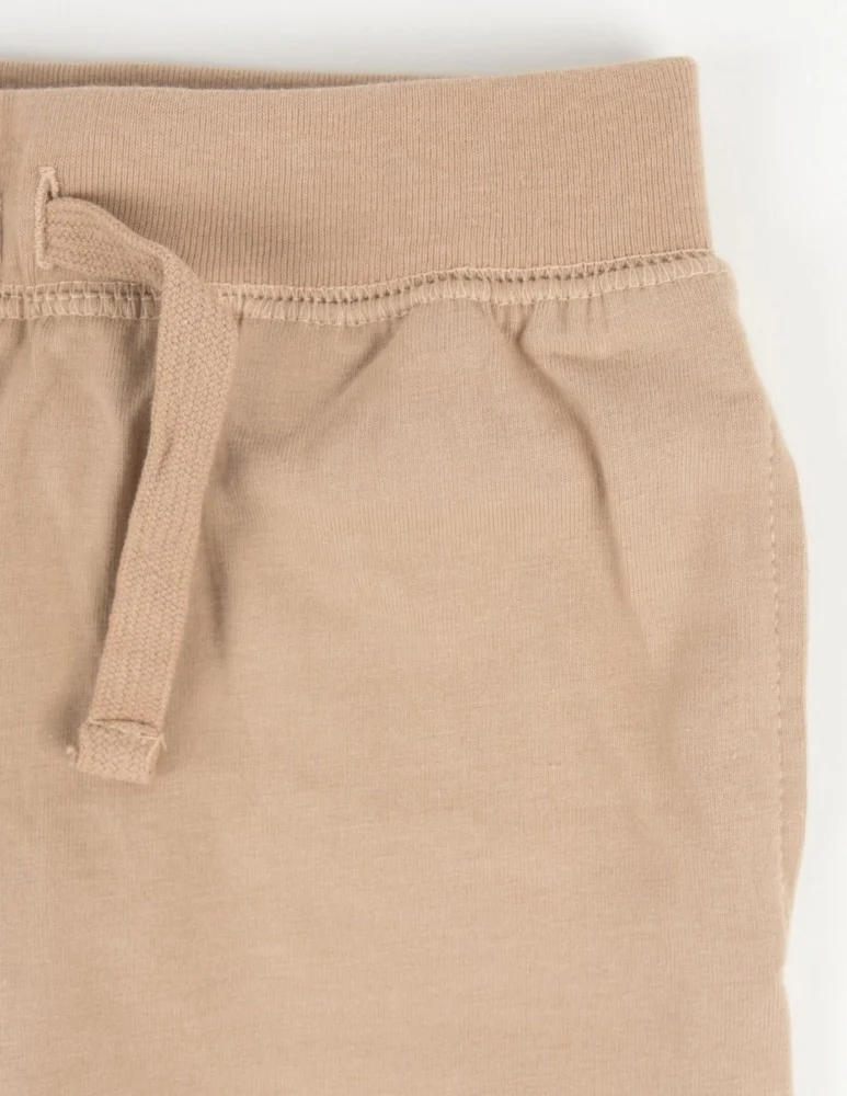 Solid Neutral Color Drawstring Pants - Image 4
