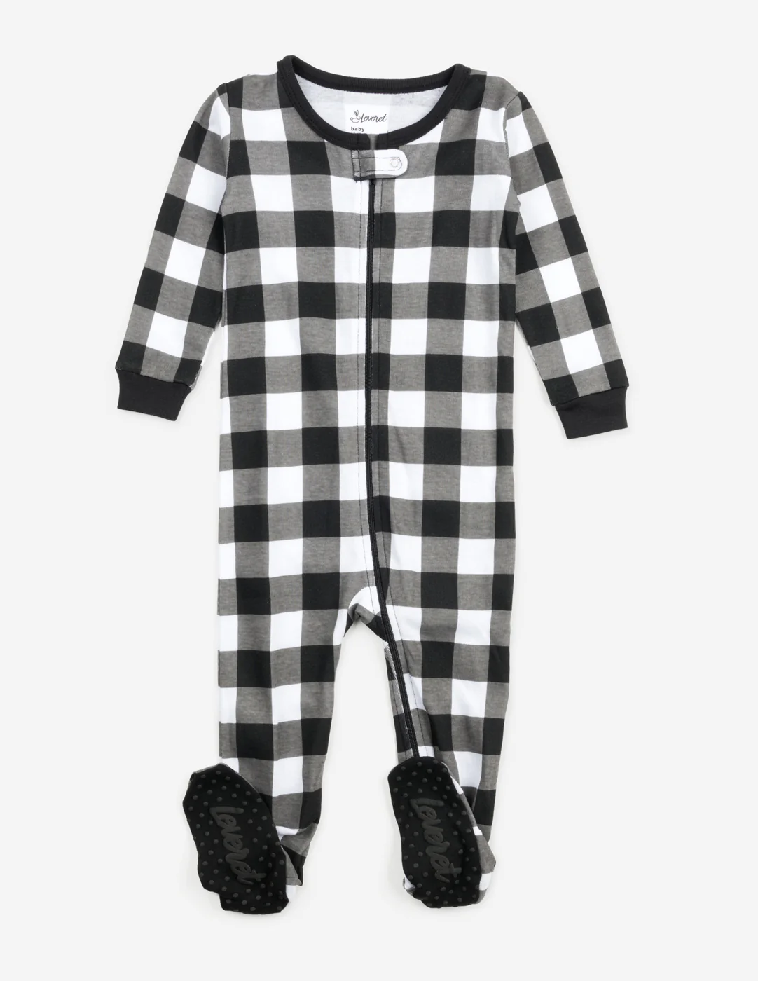 Baby Footed Plaid Pajamas - Image 4