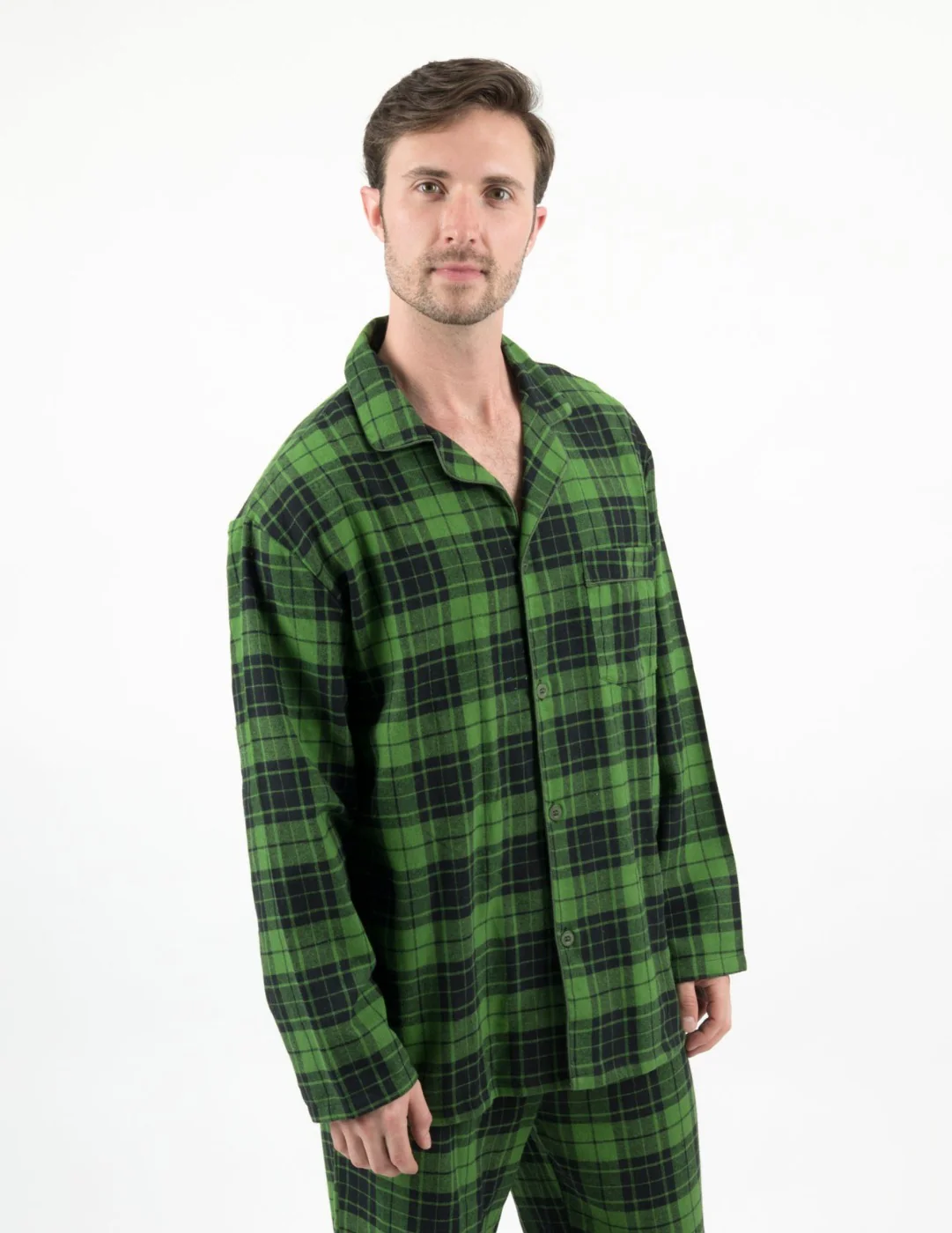 Men's Flannel Plaid & Print Pajamas - Image 3