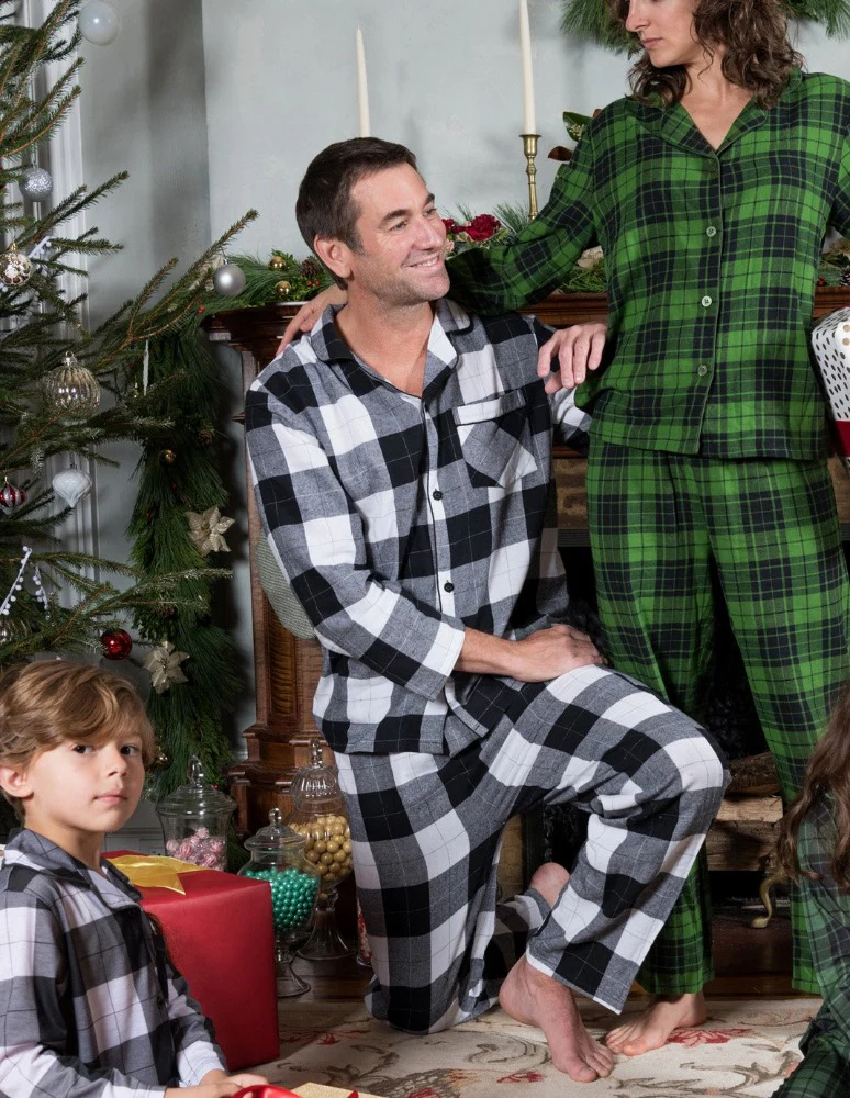 Men's Flannel Plaid & Print Pajamas - Image 5