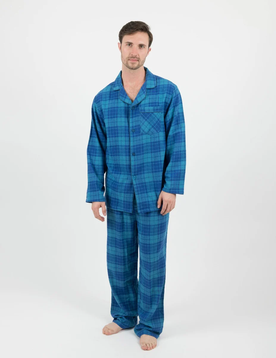 Men's Flannel Plaid & Print Pajamas - Image 6