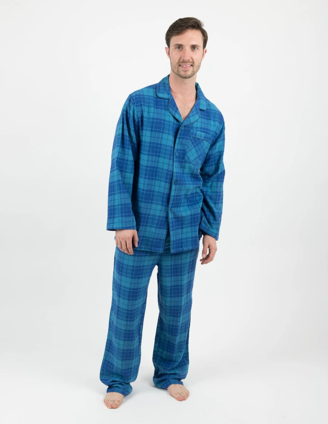Men's Flannel Plaid & Print Pajamas - Image 7