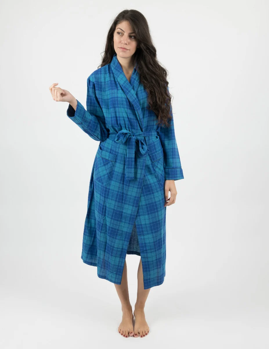 Women's Flannel Robe - Image 3