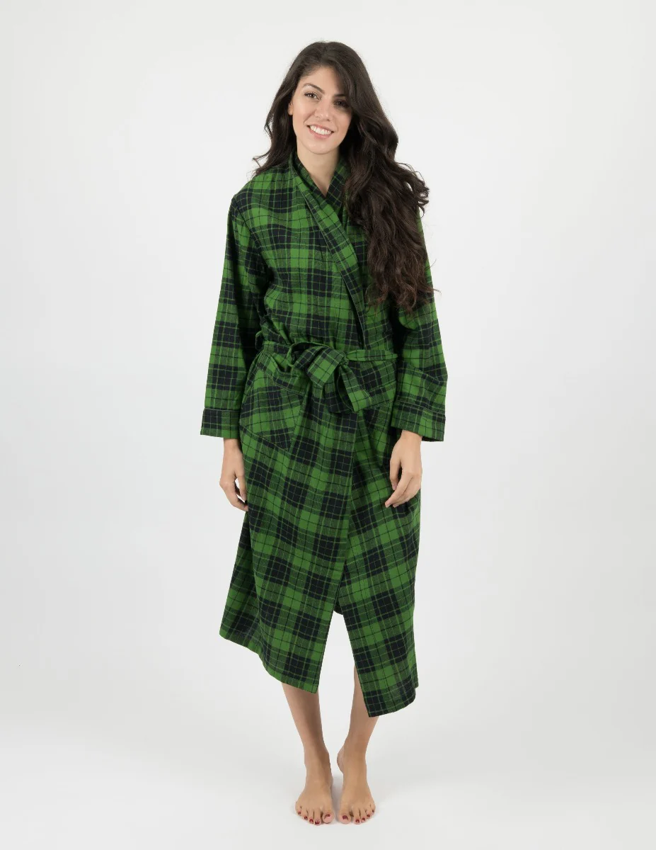 Women's Flannel Robe - Image 8