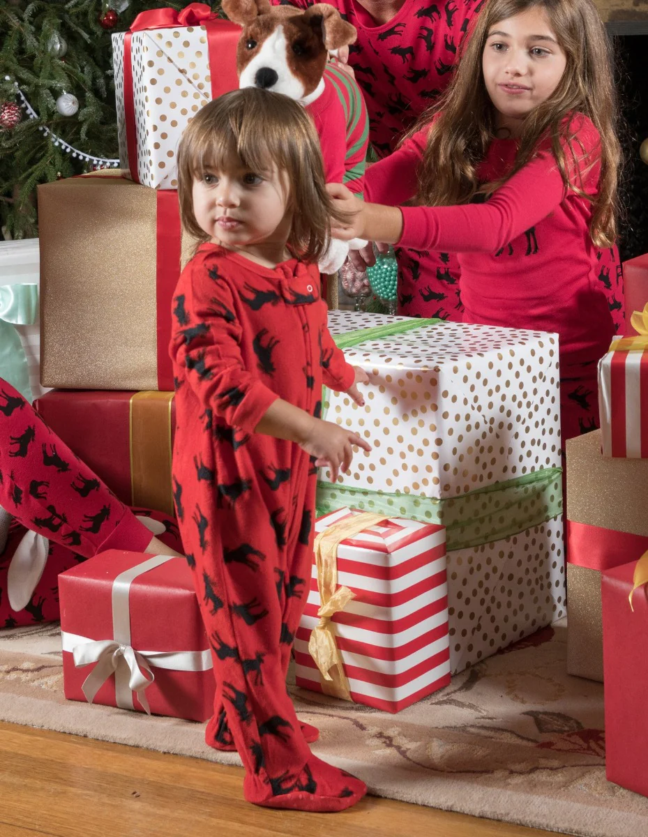 Baby Footed Fleece Christmas Pajamas - Image 3