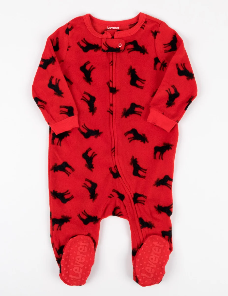 Baby Footed Fleece Christmas Pajamas - Image 5
