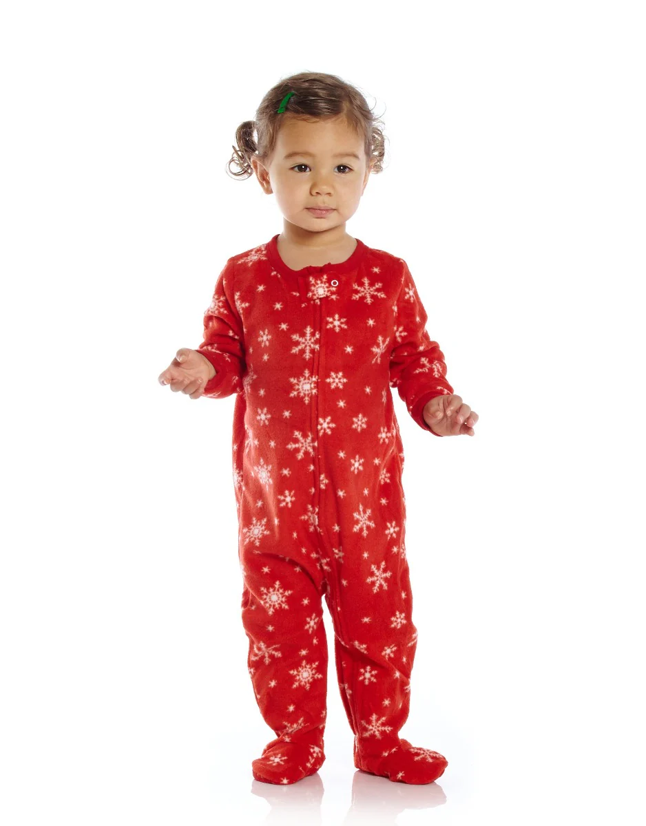 Baby Footed Fleece Christmas Pajamas - Image 7