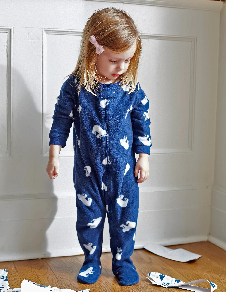 Baby Footed Fleece Christmas Pajamas - Image 8