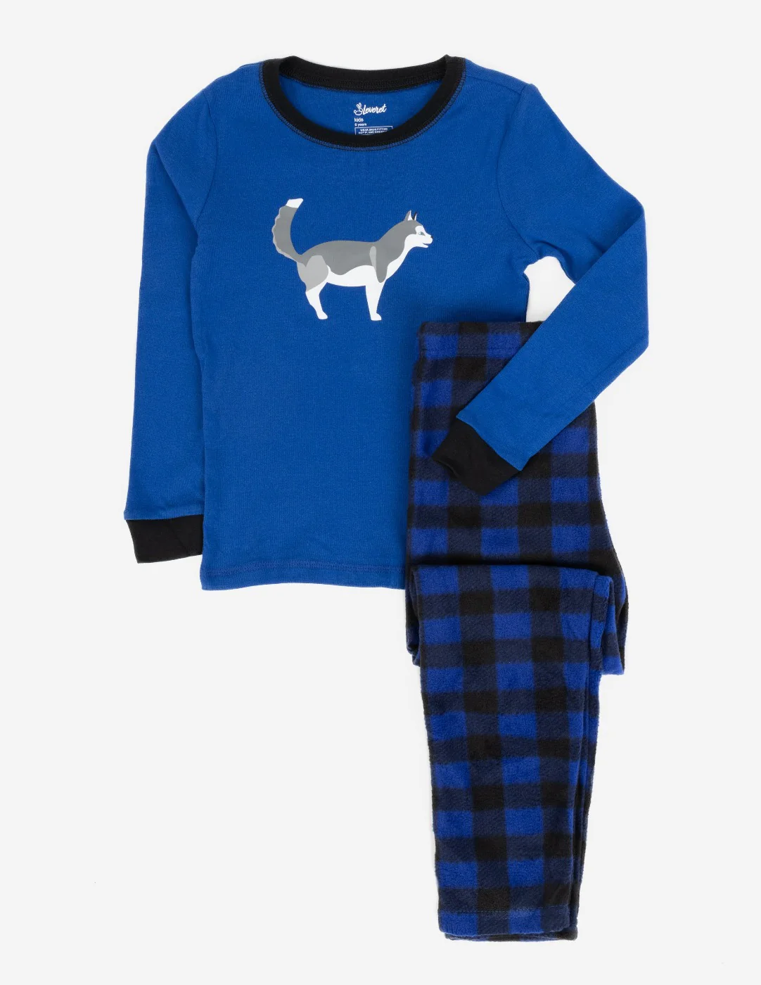 Fleece Plaid Pajamas - Image 15