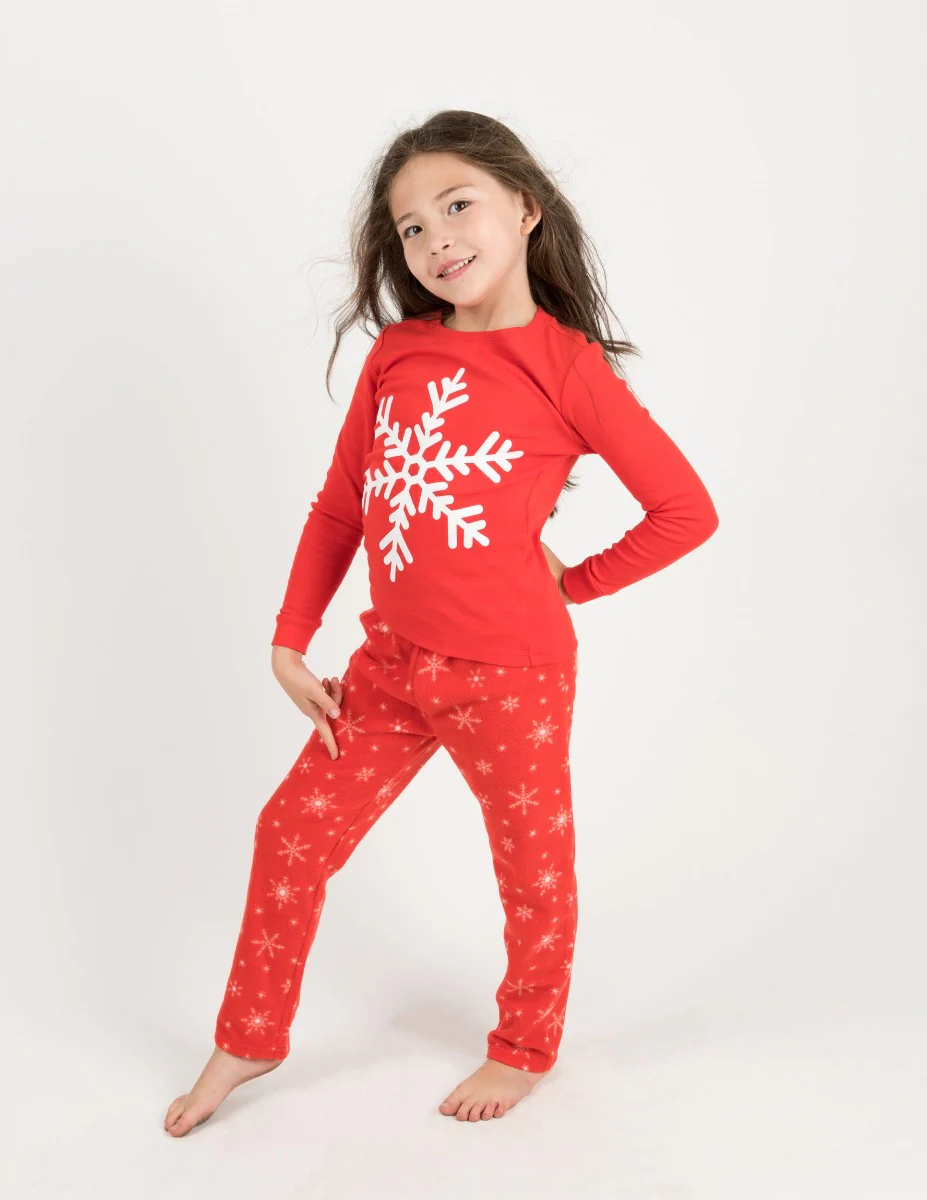 Fleece Plaid Pajamas - Image 5
