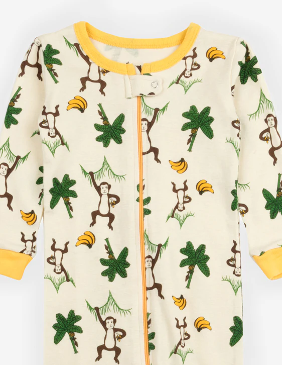 Baby Footed Zoo Animals Pajamas - Image 3