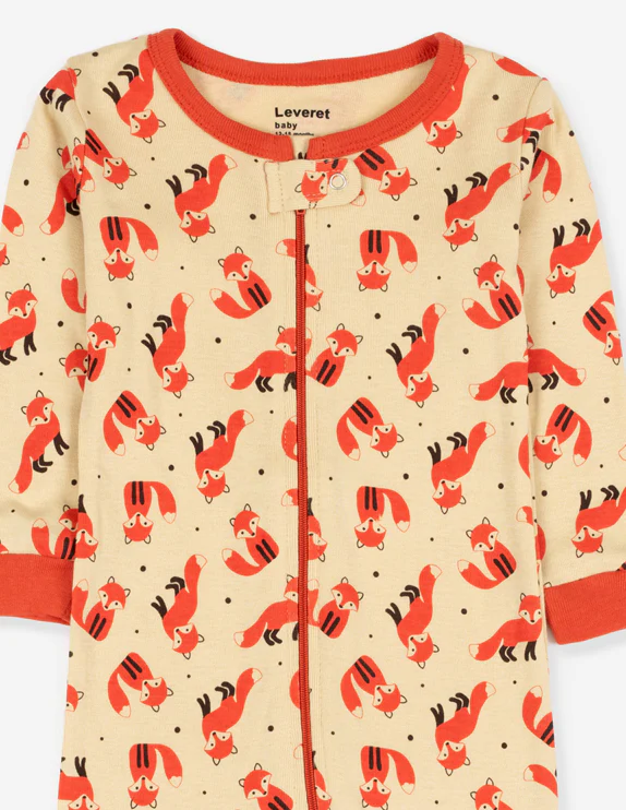 Baby Footed Wild Animals Pajamas - Image 7