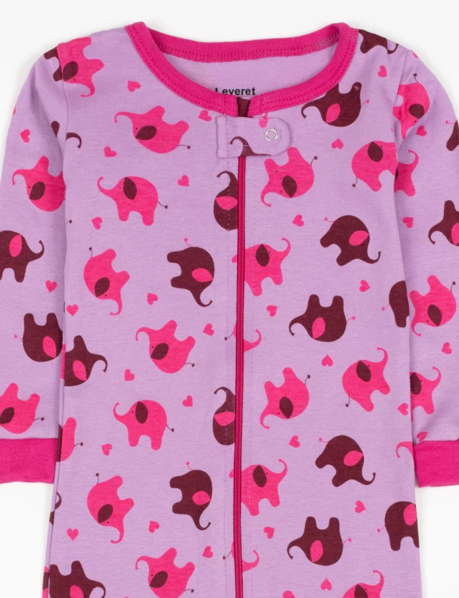 Baby Footed Zoo Animals Pajamas - Image 4
