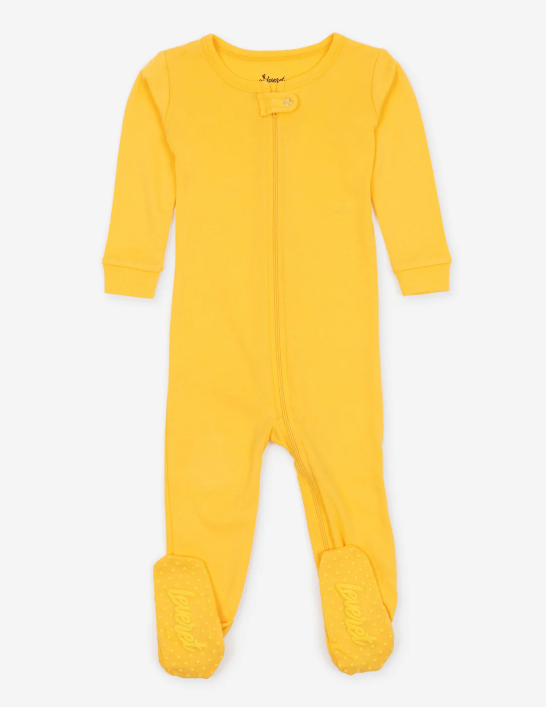 Solid Color Classic Footed Pajamas - Image 8