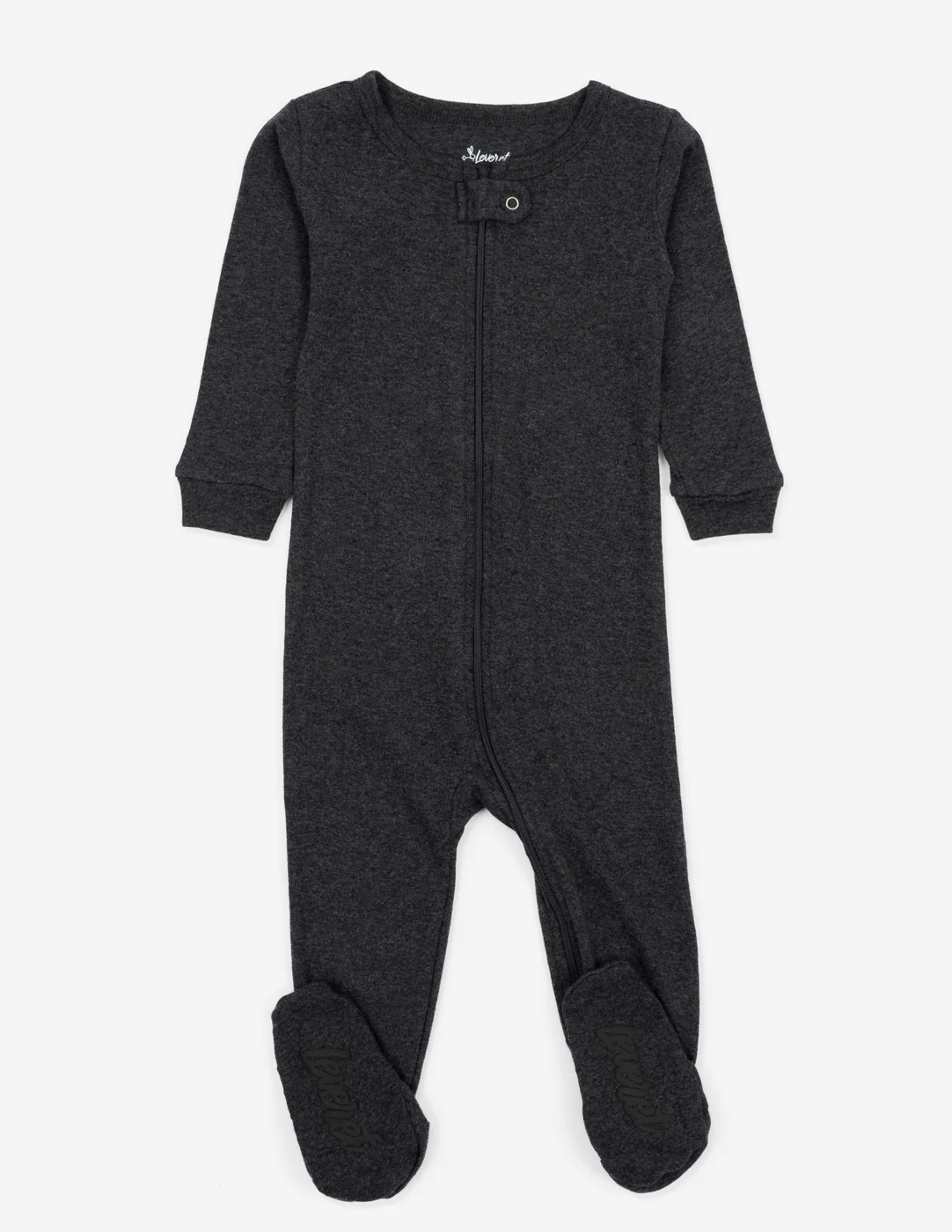 Solid Color Neutral Footed Pajamas - Image 14